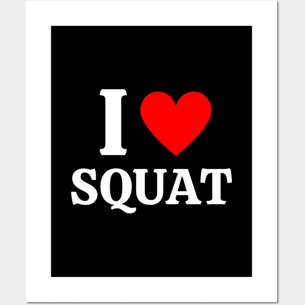 Squat Wall Art by AniTeeCreation